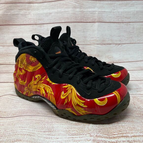 Nike Supreme x Air Foamposite One Supreme Red Men\'s Size 9 652792-600 2014 main image 7